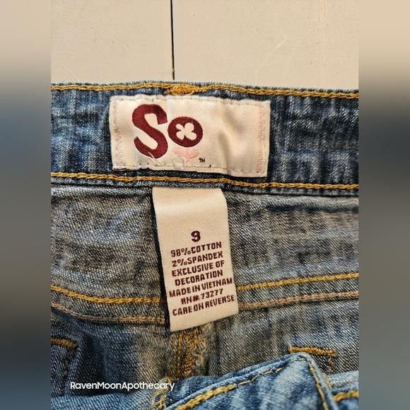SO jean Shorts 9 Junior - Picture 4 of 7